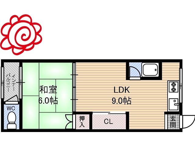 白鶴マンション 間取り