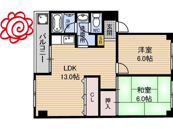 シャンボール鶴見 間取り