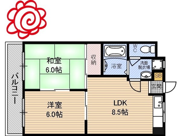 フォアール今津北 間取り