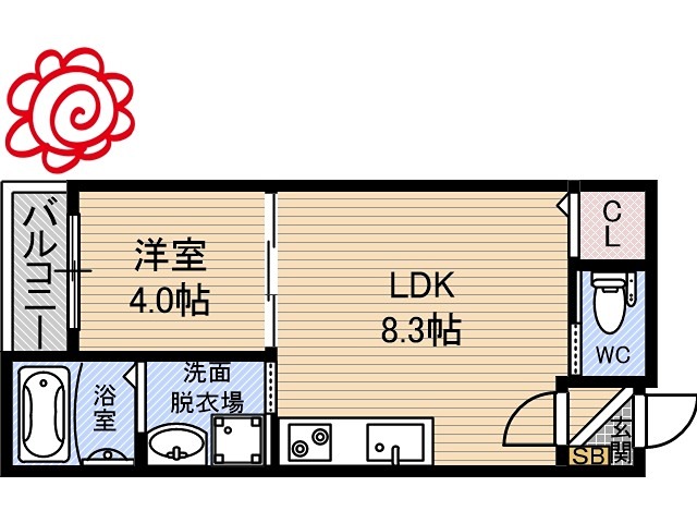 サフィールロジェ大阪城公園 間取り