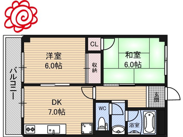 シャトー中村 間取り