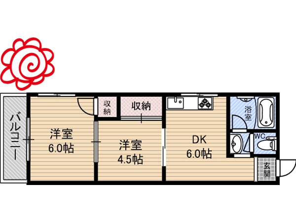 泰平コーポ 間取り