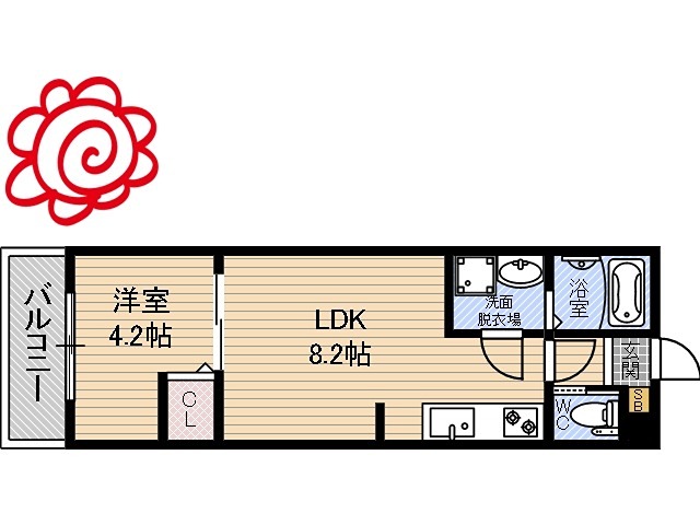 ALEGRIA鶴見区今津 間取り