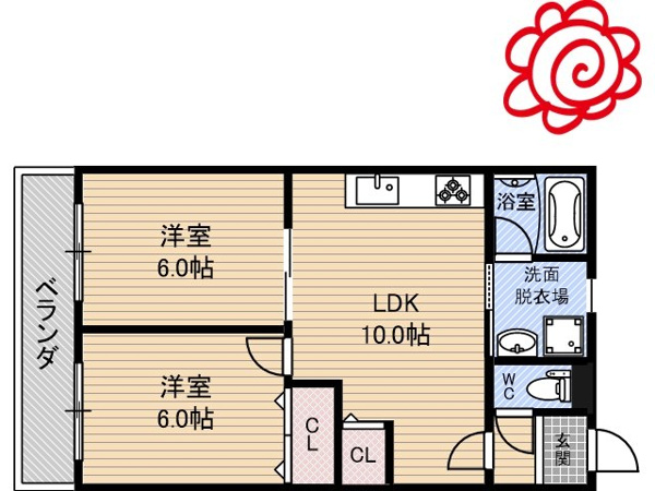 コーポ大喜 間取り