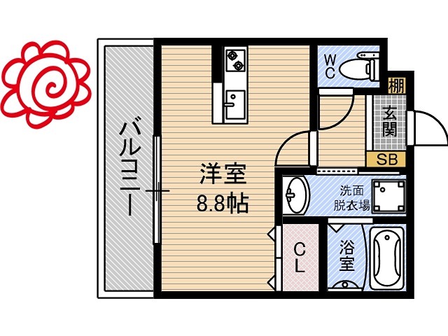 ヴィクトワール放出 間取り