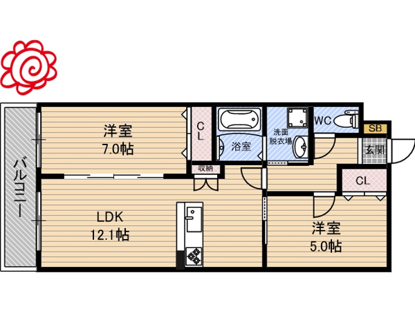 HERITAGE徳庵 間取り