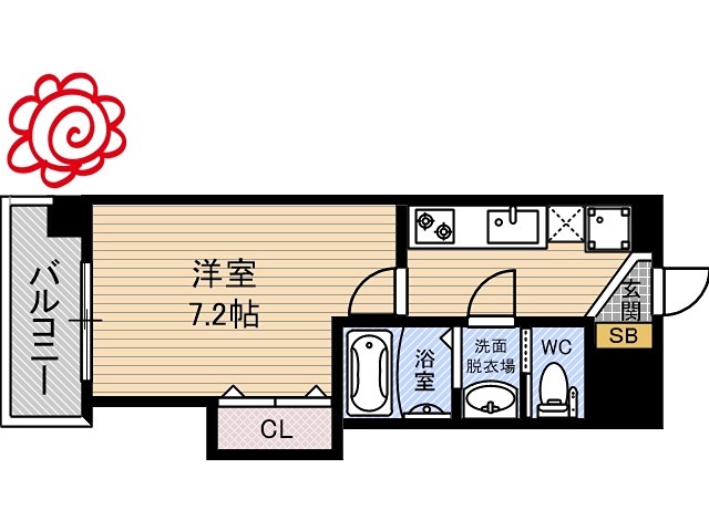 Luxe鶴見 間取り