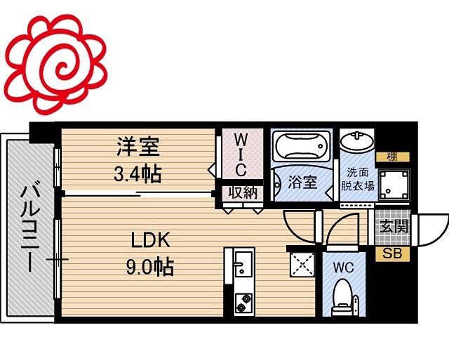 プレリス鶴見緑地グランガーデリア 間取り
