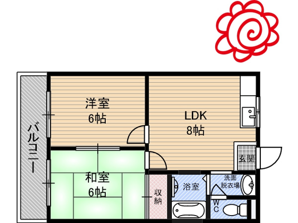 ハイムM&K今津 間取り