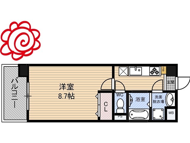 ディアコートハナテン 間取り