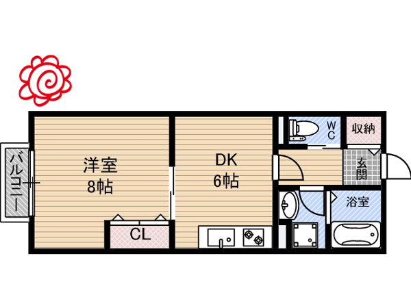アルカディア楠根 間取り