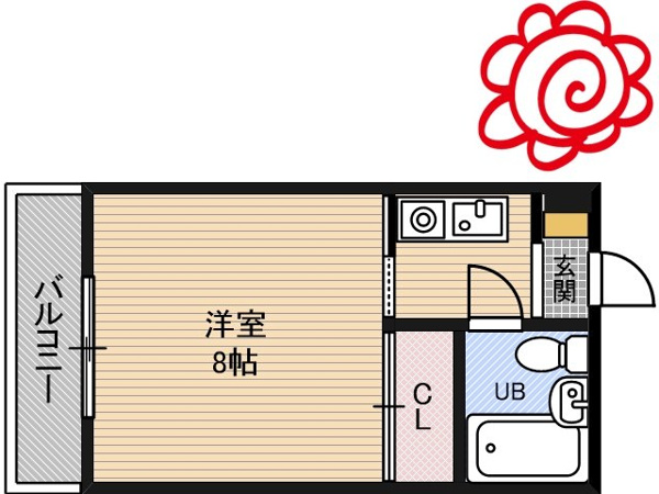 ハイムM&K今津 間取り