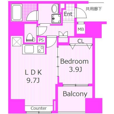 メインステージ横濱真金町 間取り