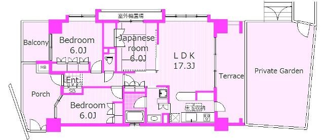 サンクタス菊名パンタシア  間取り