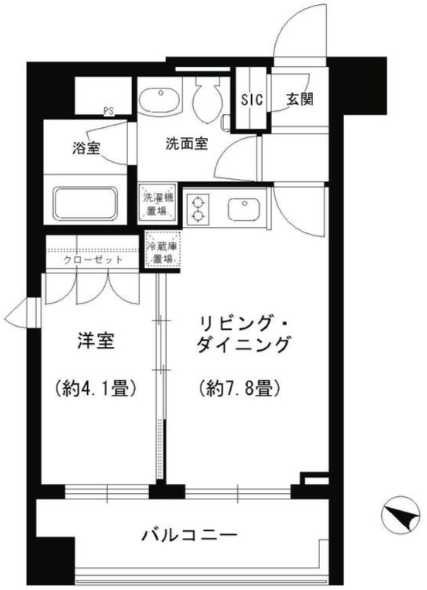 ポルトパルティーレヨコハマ   間取り
