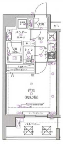 スパシエベルタ横浜  間取り