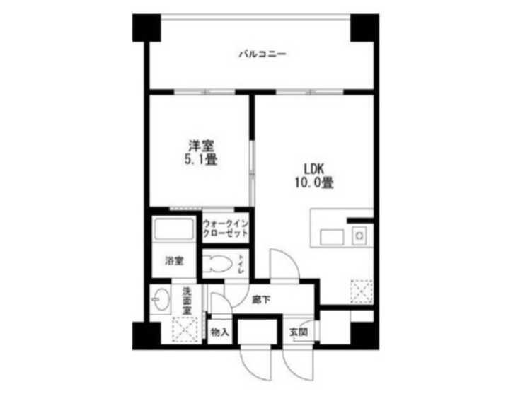 コモド川崎  間取り