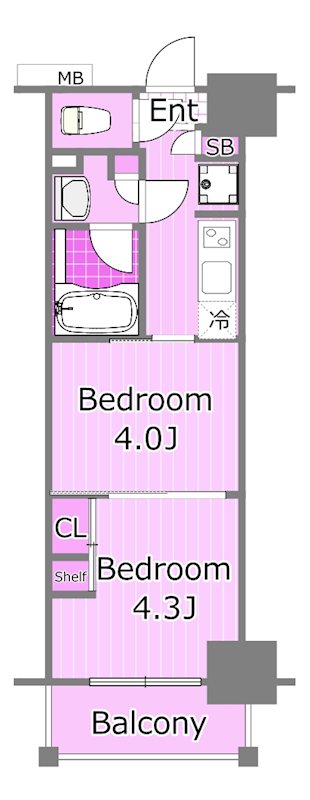 ガーラクレスタ川崎  間取り