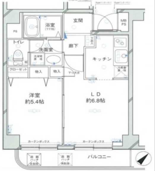 グリフォーネ横浜西口 間取り