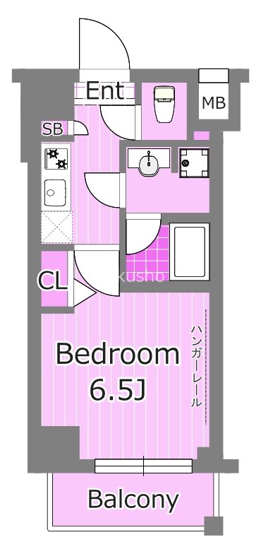 ガーラクレスタ横濱関内  間取り
