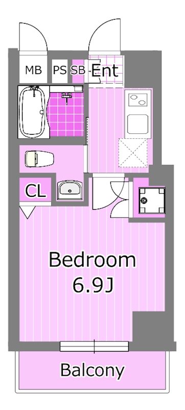 ベルシード横濱新町 間取り