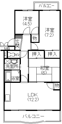 アーバンプラザ 間取り