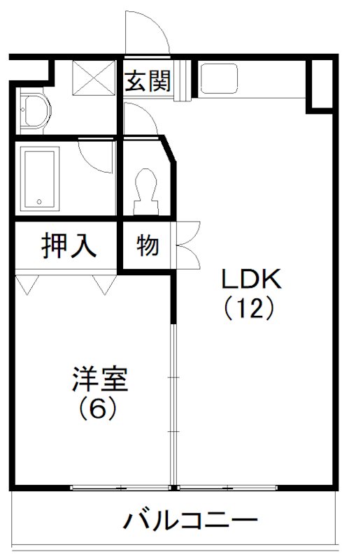 レイクコート富塚 間取り