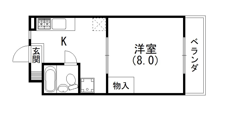 マンションシマノⅡ 間取り