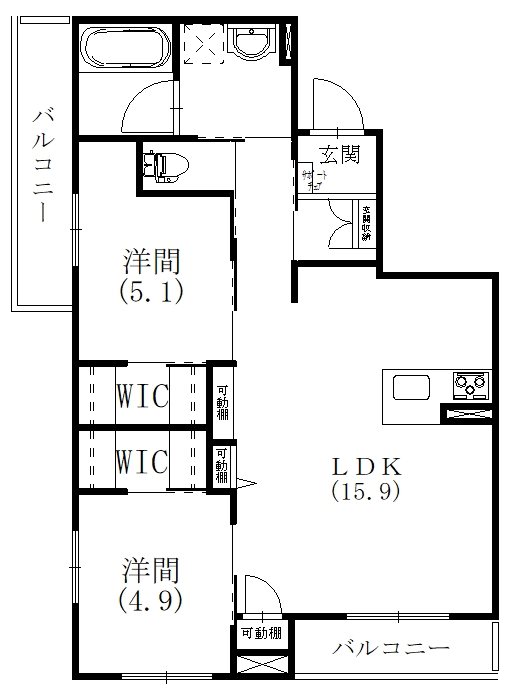 リライフ神立 間取り