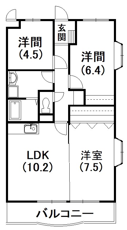 メゾン宮北 間取り