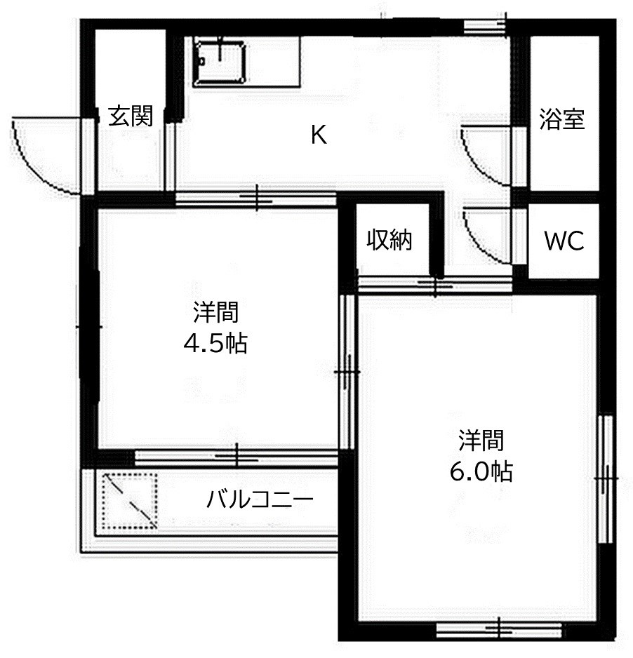 織良コーポ 間取り