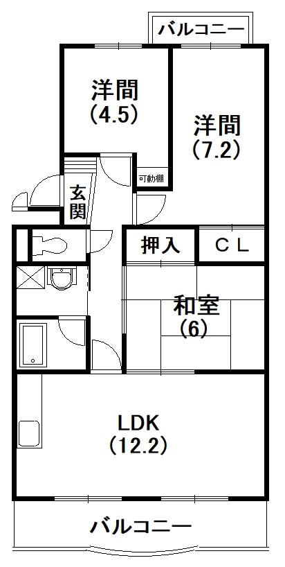 ベルクール 間取り
