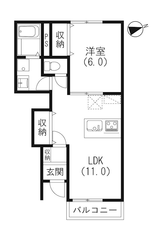クレフ住吉 間取り