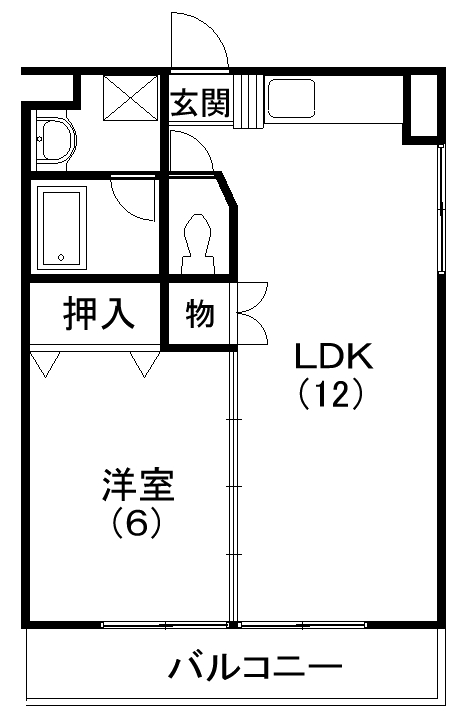 レイクコート富塚 間取り