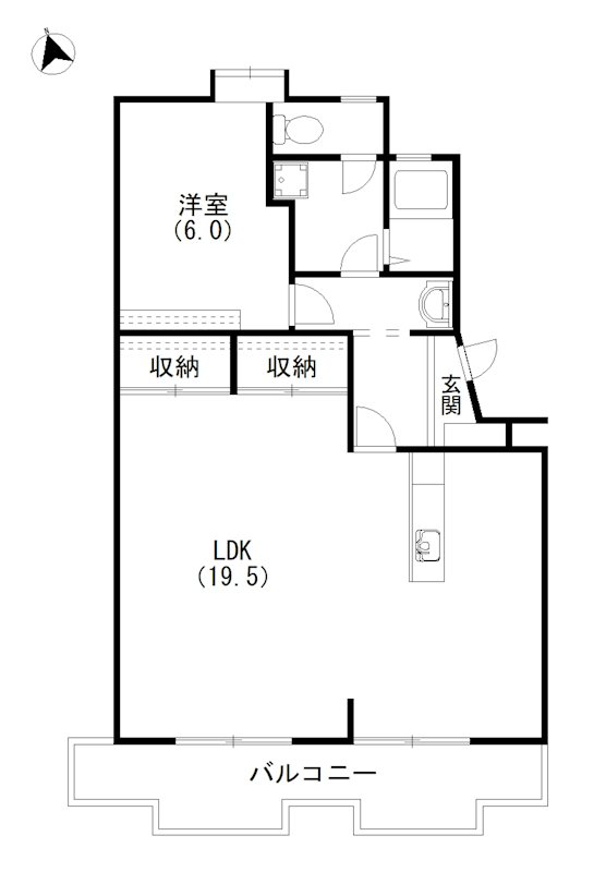 エクシード中沢 間取り