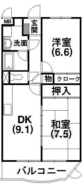 セレス長坂 間取り