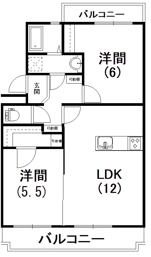 初生パークハイツ 間取り