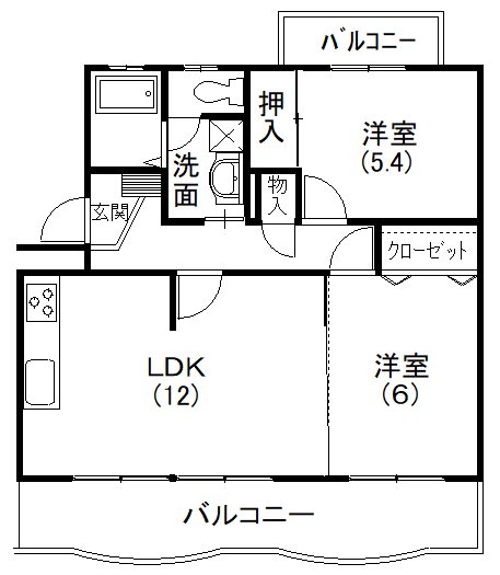 メゾン葵ヶ丘 間取り