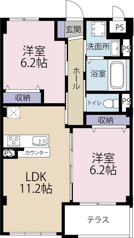 Le verger（ル ベルジュ） 間取り