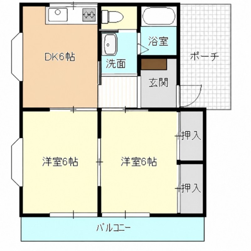ドエル富塚 間取り