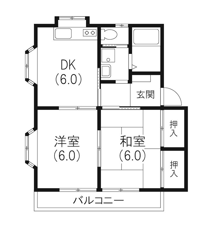 ドエル富塚 間取り