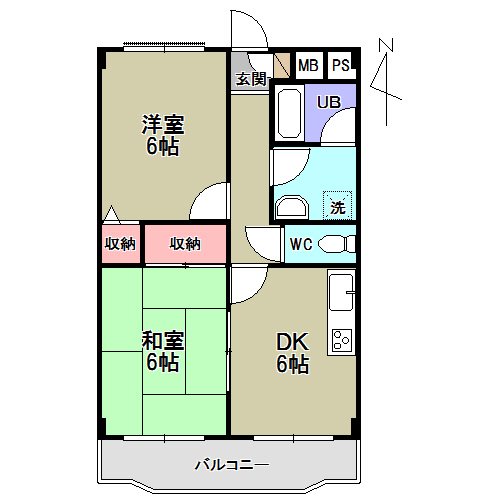 メゾン・フジ 間取り