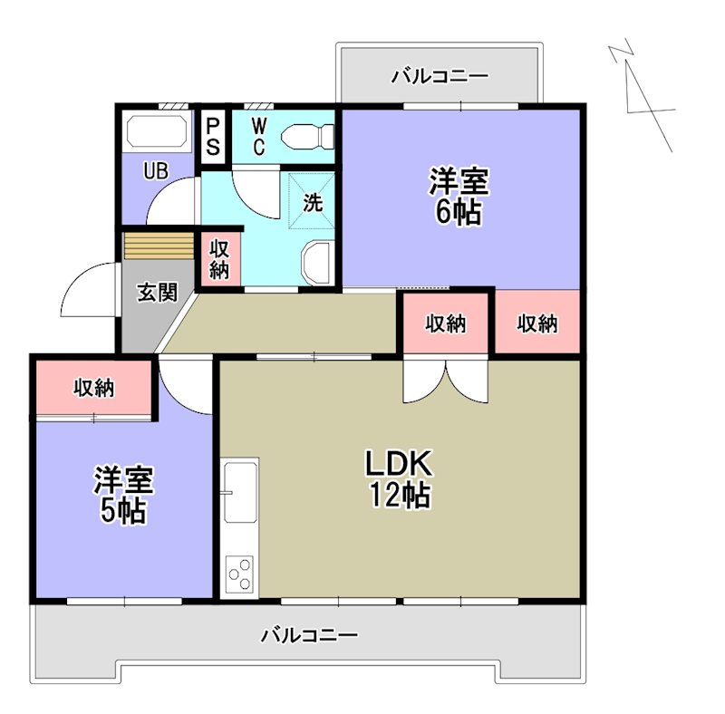 第2松本マンション  間取り