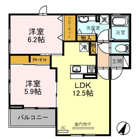 埼玉県さいたま市南区曲本４丁目 間取り