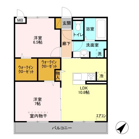 リリオコート 間取り