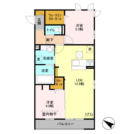 埼玉県蕨市錦町４丁目 間取り