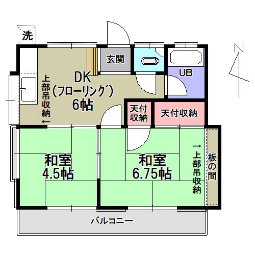 朝日ハイツ（大字芝） 間取り