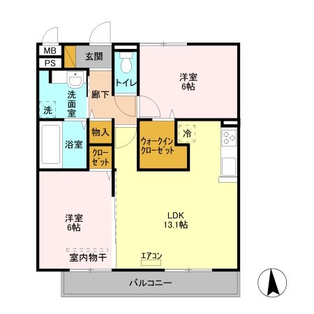 埼玉県川口市木曽呂 間取り