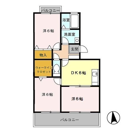 埼玉県さいたま市南区太田窪 間取り