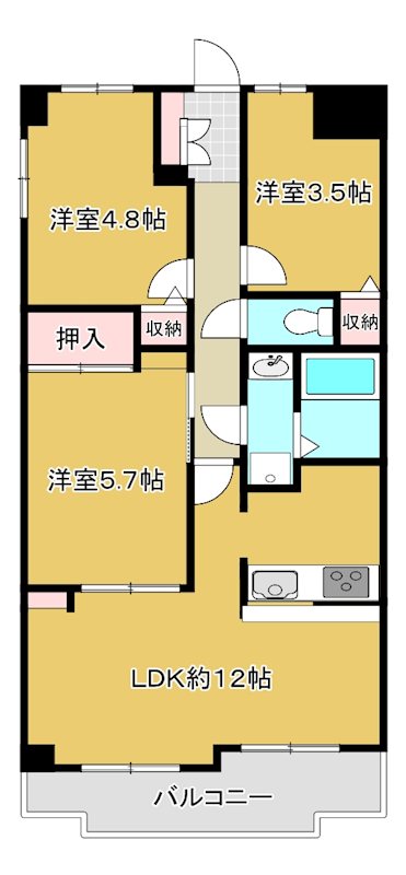 埼玉県蕨市北町４丁目 間取り